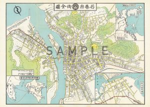 9.石巻市街図